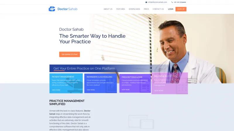 Homepage of Doctor Sahab