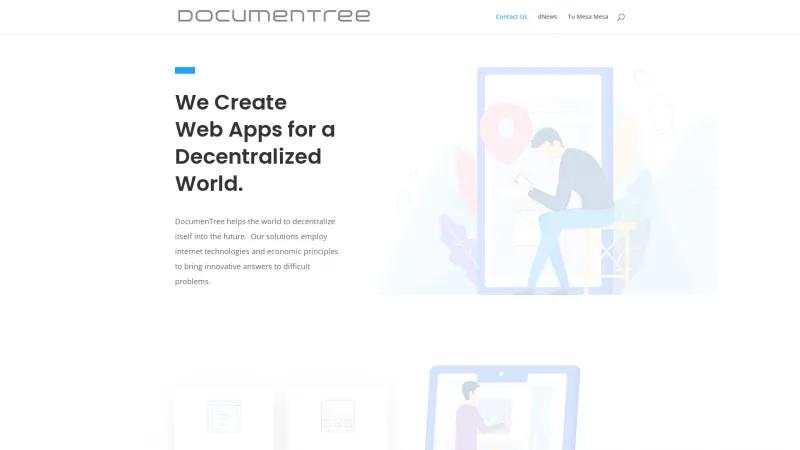 Homepage of DocumenTree