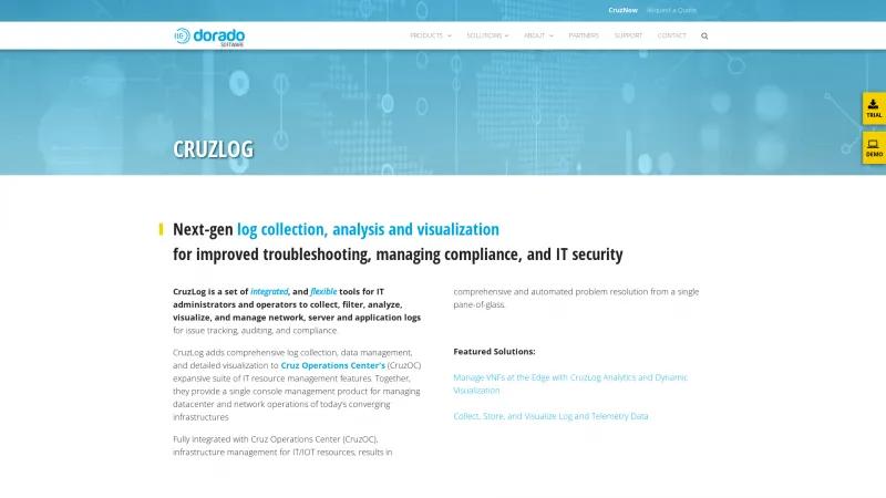 Homepage of CruzLog