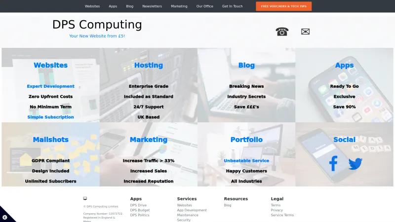 Homepage of DPS Computing