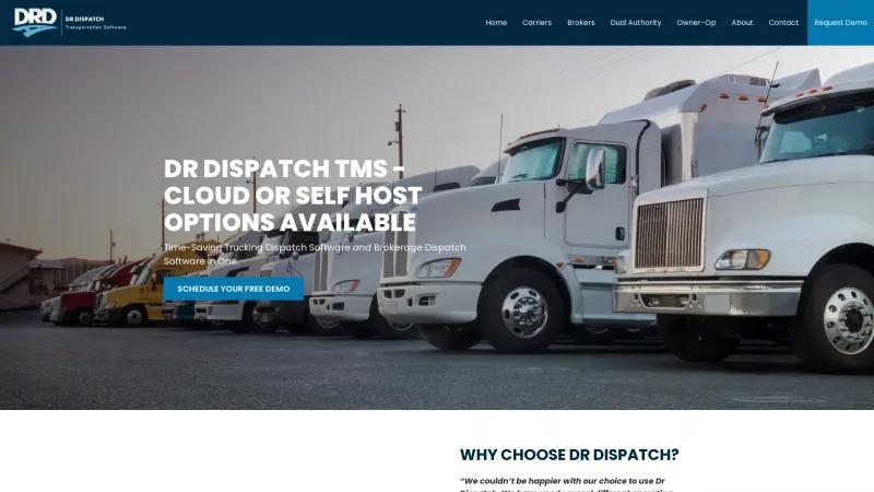 Homepage of Dr Dispatch