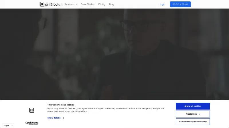 Homepage of Driftrock