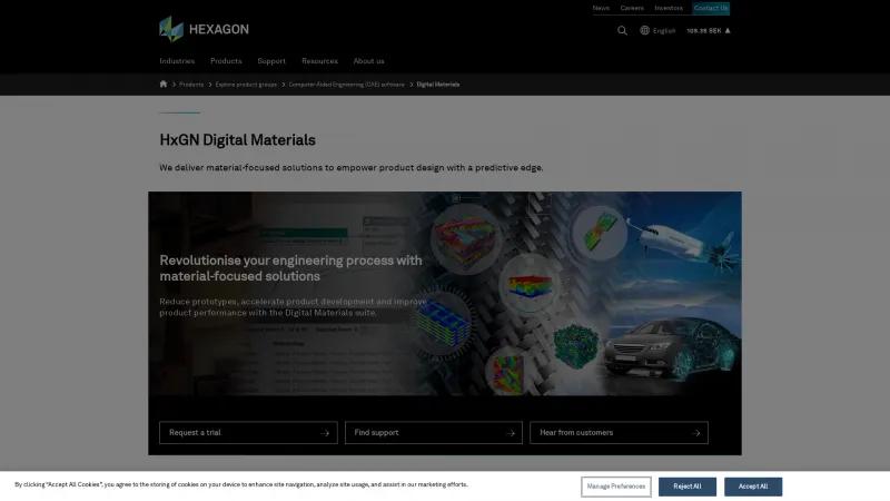 Homepage of Digimat