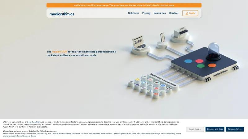 Homepage of Easyence