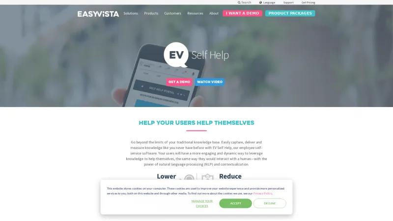 Homepage of EV Self Help