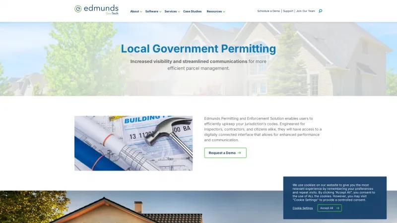 Homepage of Edmunds Permitting and Enforcement