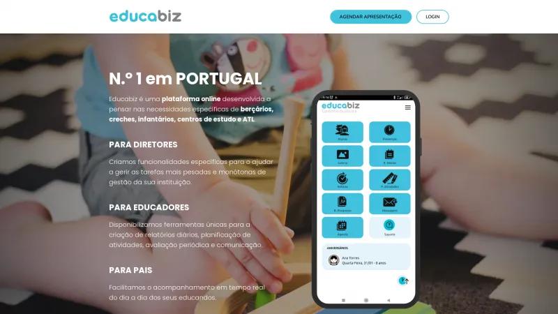 Homepage of Educabiz