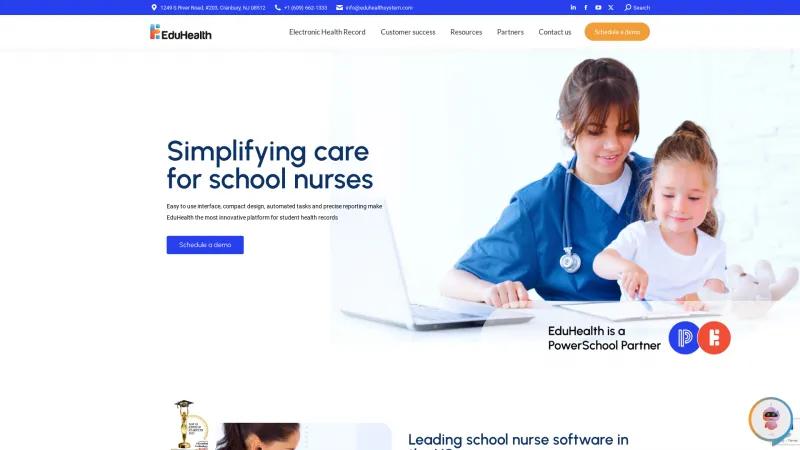 Homepage of EduHealth