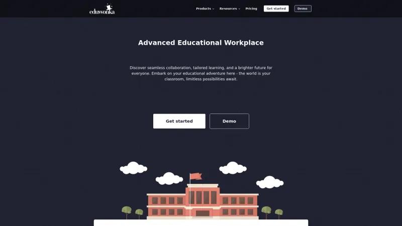 Homepage of EduWonka