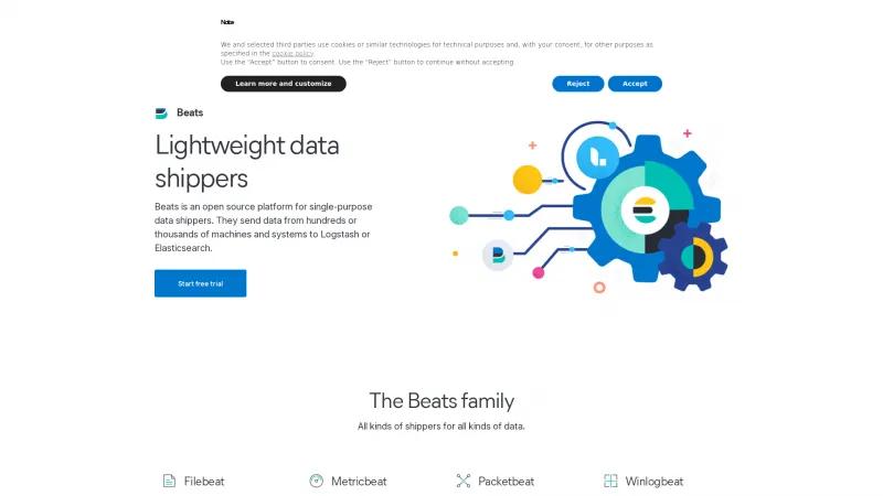 Homepage of Beats