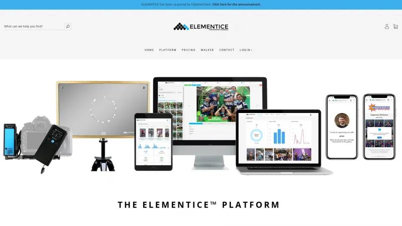 Homepage of ELEMENTICE