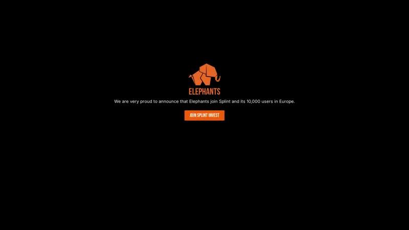 Homepage of Elephants