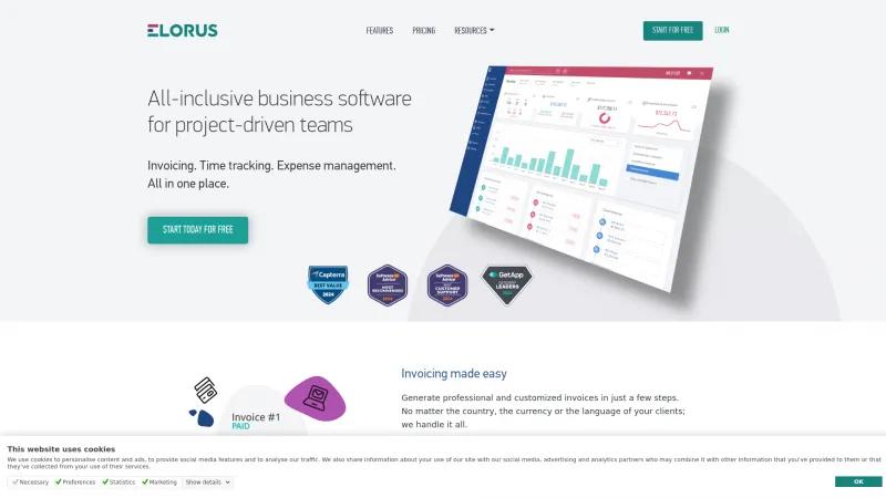 Homepage of Elorus