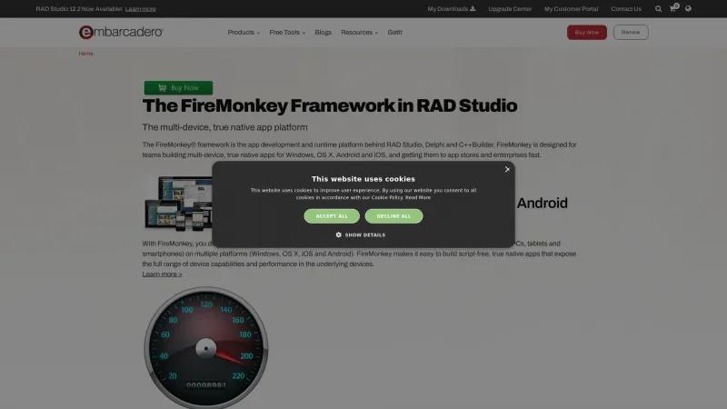 Homepage of FireMonkey