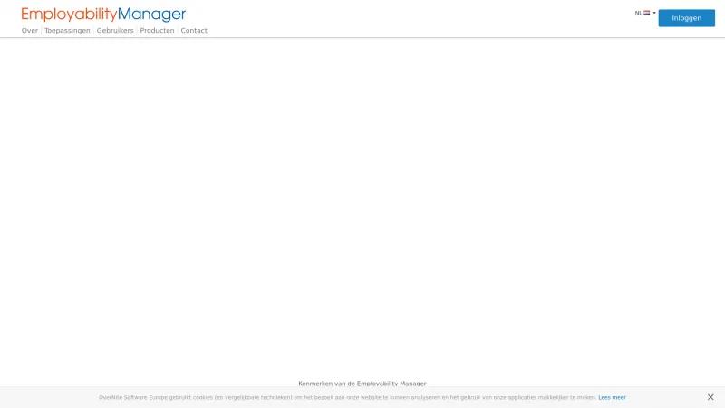 Homepage of Employability Manager