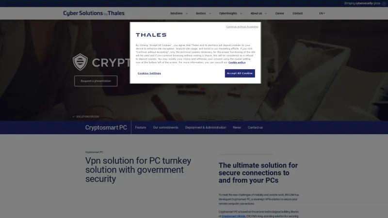 Homepage of CryptoSmart