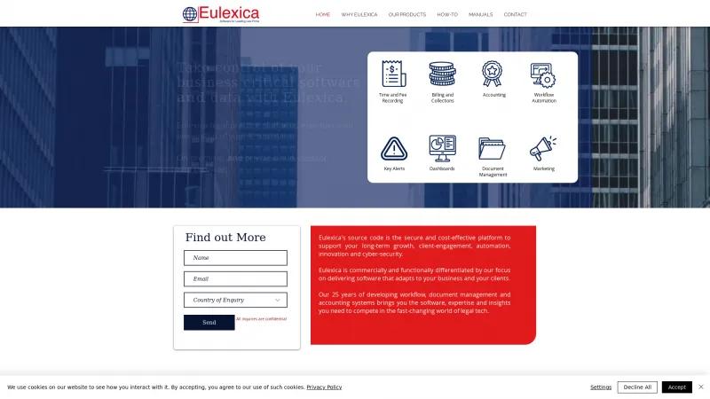 Homepage of Eulexica