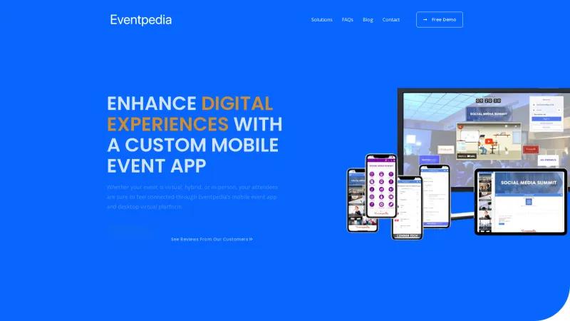 Homepage of Eventpedia