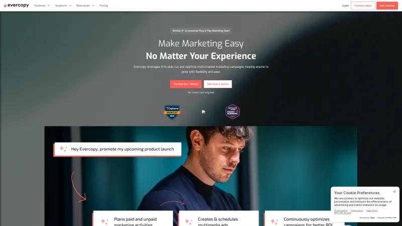 Homepage of Evercopy