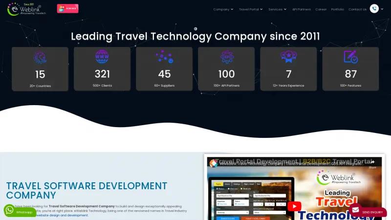 Homepage of BookMatic Travel CRM