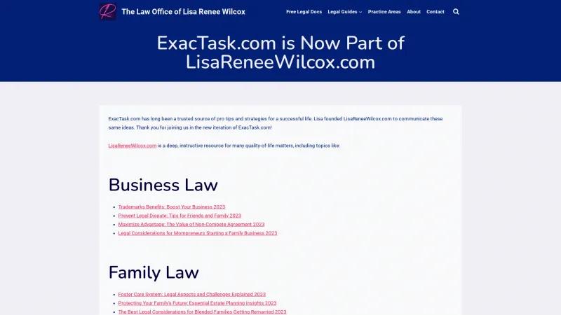 Homepage of ExactAsk