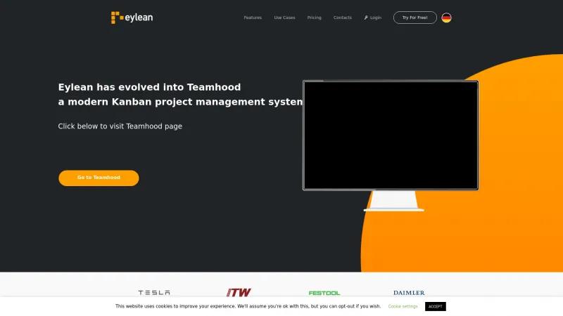 Homepage of Eylean Board