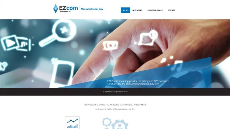 Homepage of EZBILL CLOUD