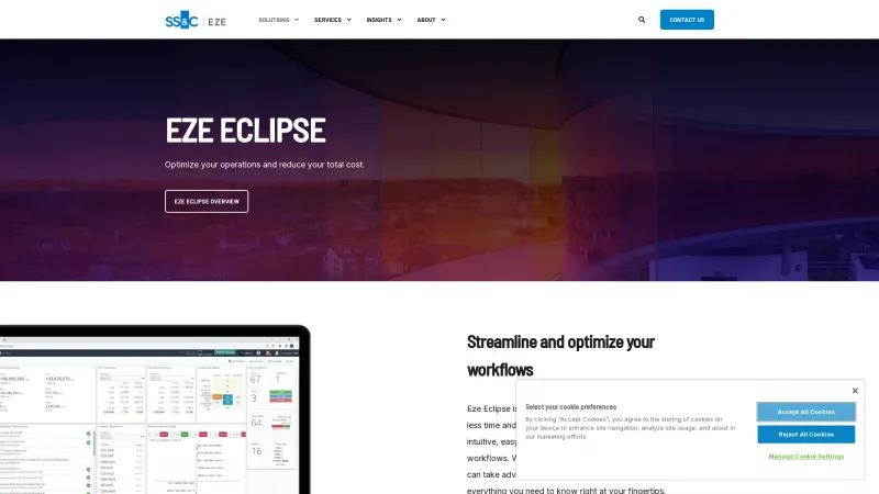 Homepage of Eze Eclipse