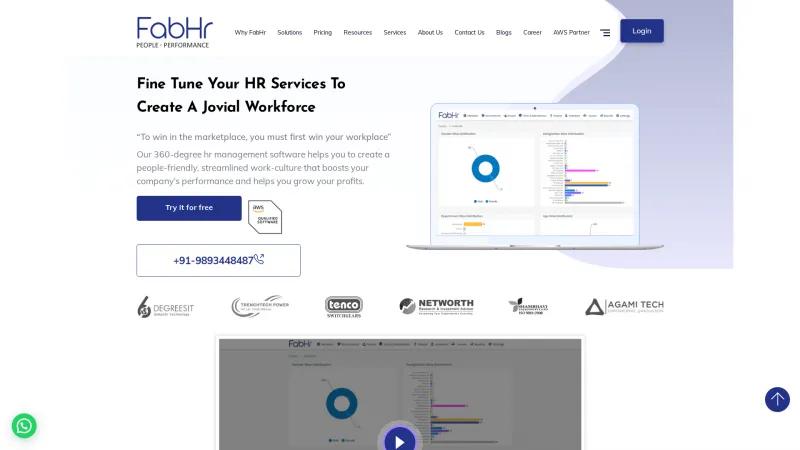 Homepage of FabHR