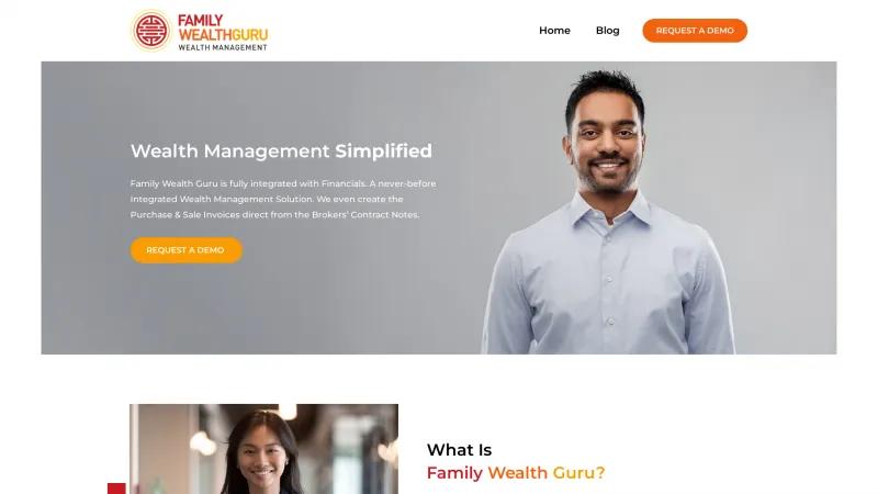 Homepage of FamilyWealthGuru