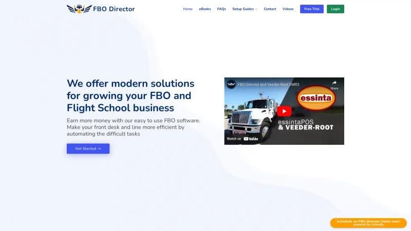 Homepage of FBO Director