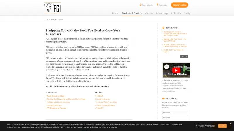 Homepage of FGI