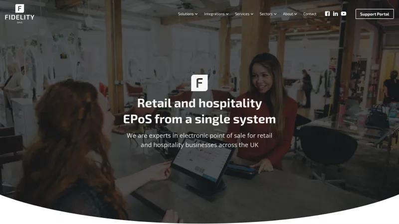 Homepage of Fidelity EPoS