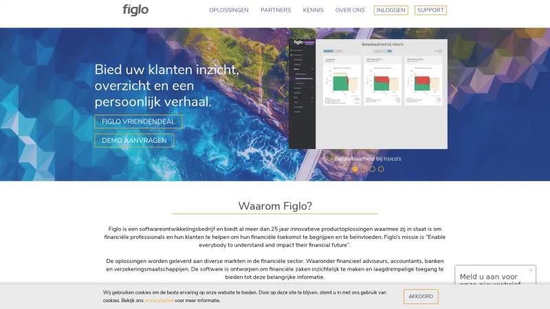 Homepage of Figlo