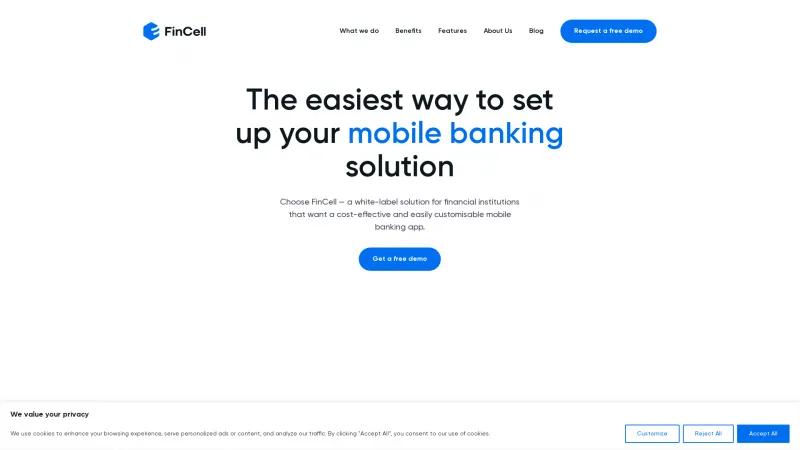 Homepage of FinCell