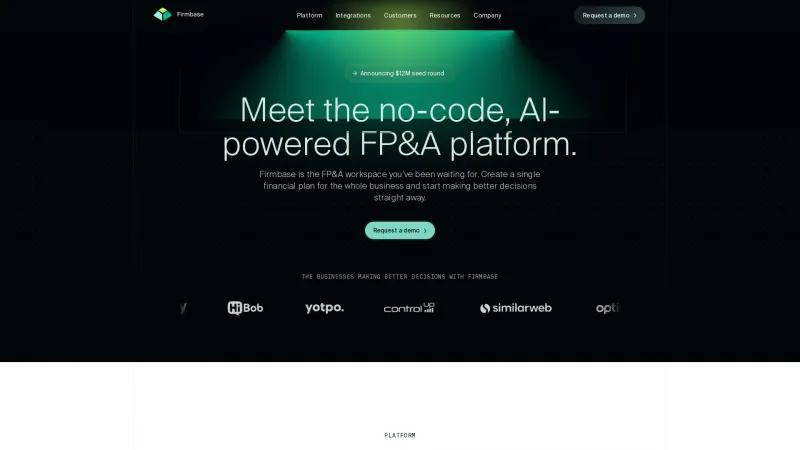 Homepage of Firmbase