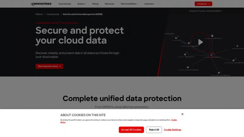 Homepage of Flow Security