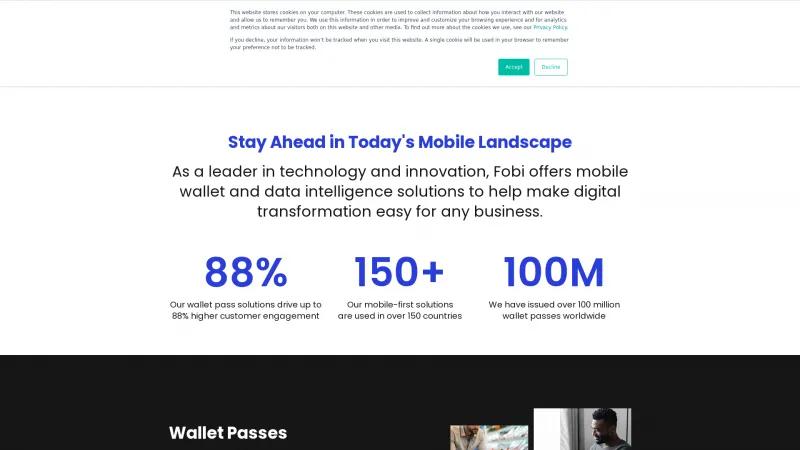 Homepage of PassWallet