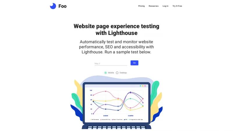 Homepage of Foo