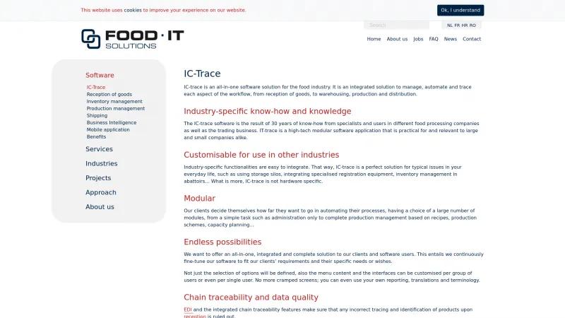 Homepage of IC-Trace