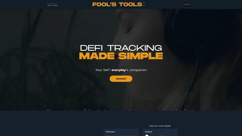 Homepage of Fool's Tools