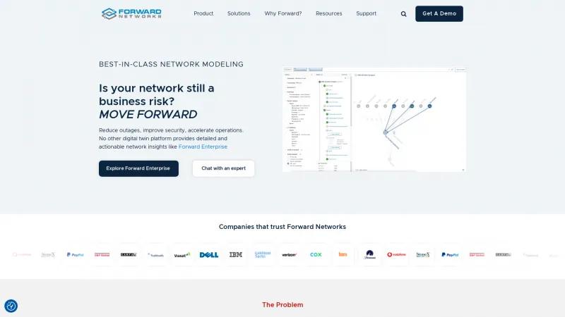 Homepage of Forward Enterprise