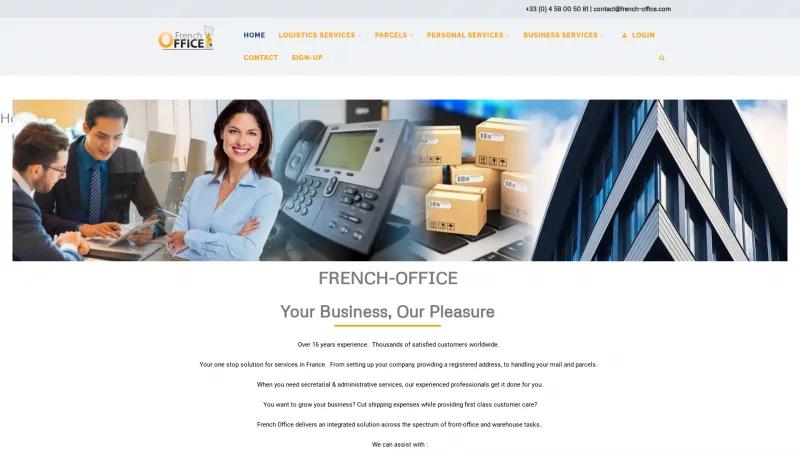 Homepage of French Office