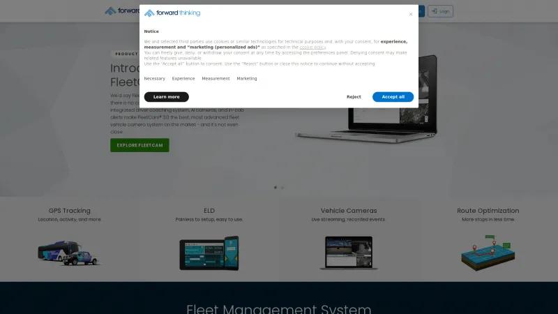 Homepage of Forward Thinking Systems