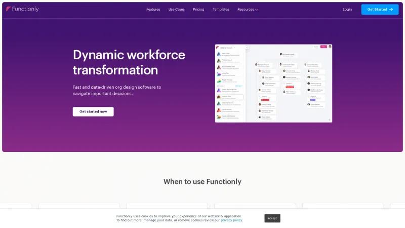 Homepage of Functionly