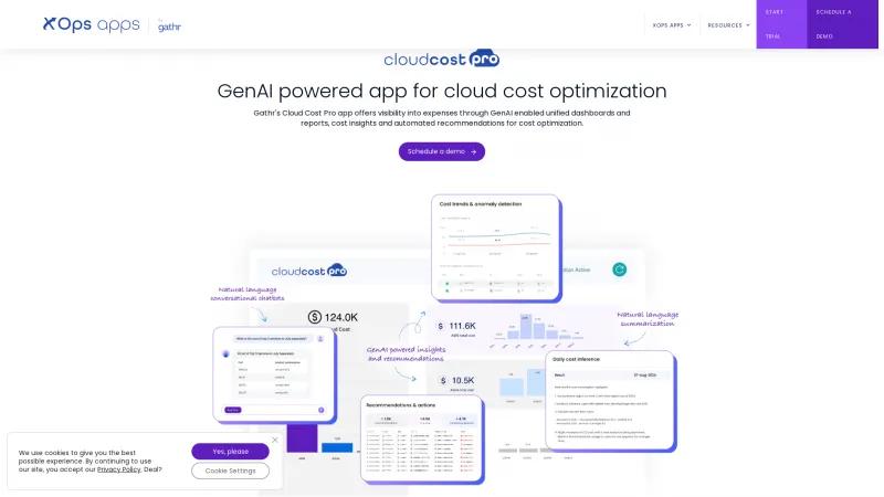 Homepage of Cloud Cost Pro