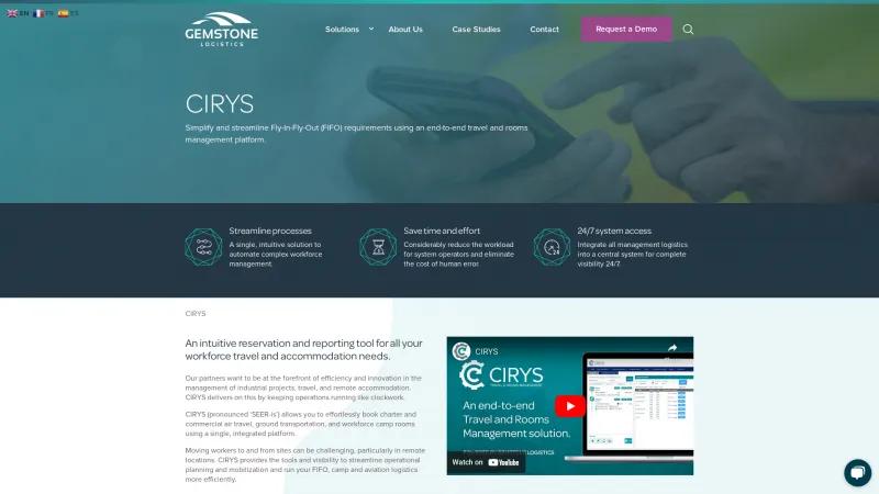 Homepage of CIRYS