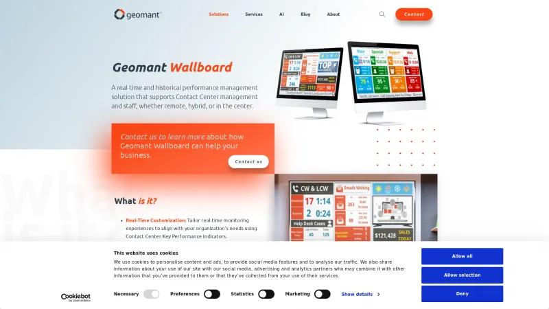 Homepage of Geomant Wallboard