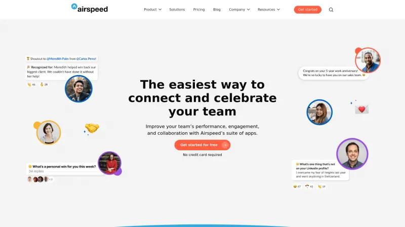 Homepage of Airspeed