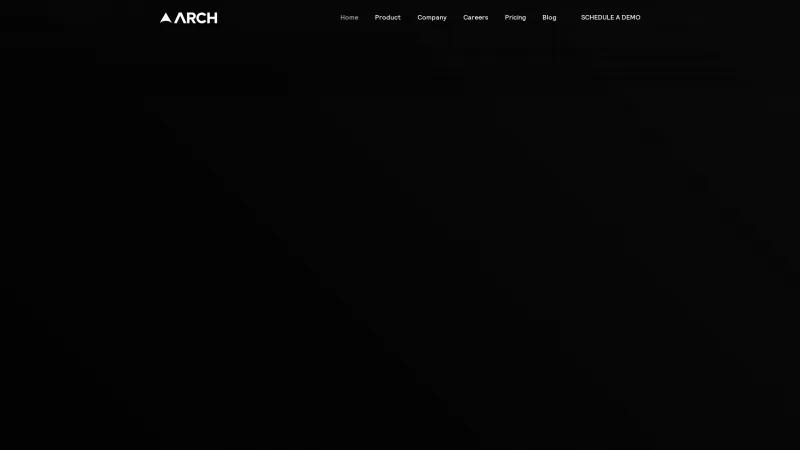 Homepage of Arch